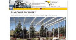 Desktop Screenshot of calgarybestsunrooms.com